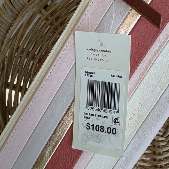 Radley London Pink,White and Grey Women's Clutch/Wallet - Picture 7 of 7